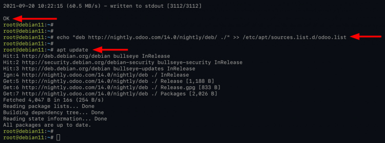 Añadir repositorio odoo 14