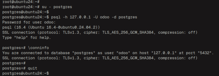conectar con postgresql