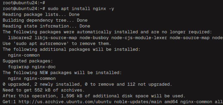 instalar nginx