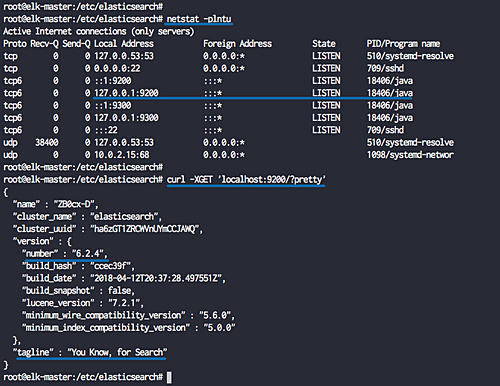 Comprueba el puerto de elasticsearch