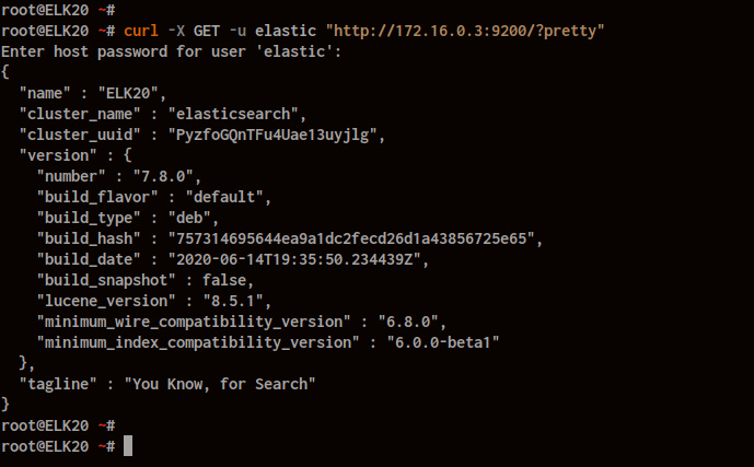 probar la autenticación de elasticsearch