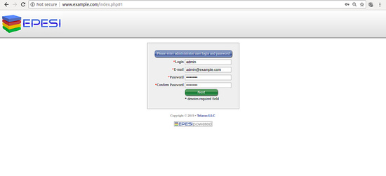 Añadir cuenta de usuario admin