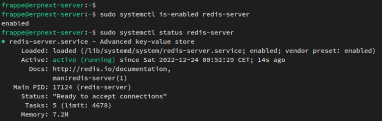 verificar redis