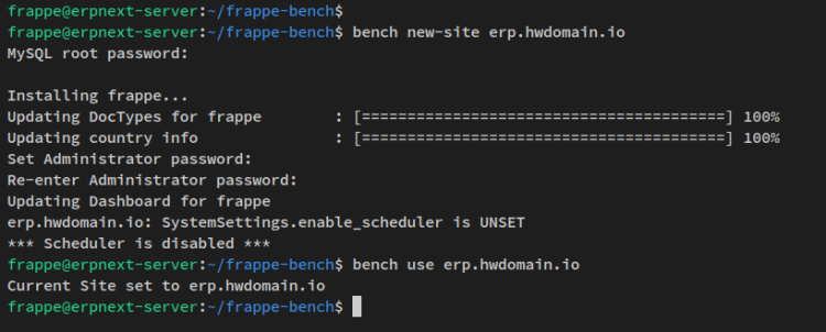 crear un nuevo proyecto de sitio