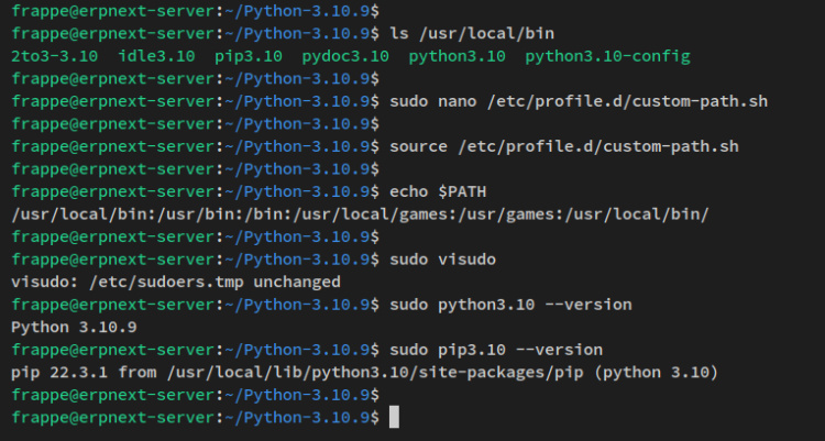 configurar python
