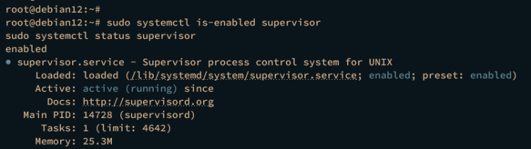 comprobar supervisor