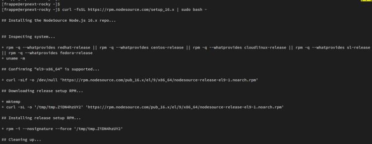 añadir repositorio nodesource