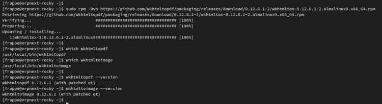 instalar verificar wkhtmltopdf
