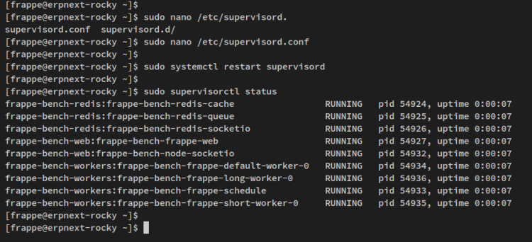 verificar aplicaciones erpnext