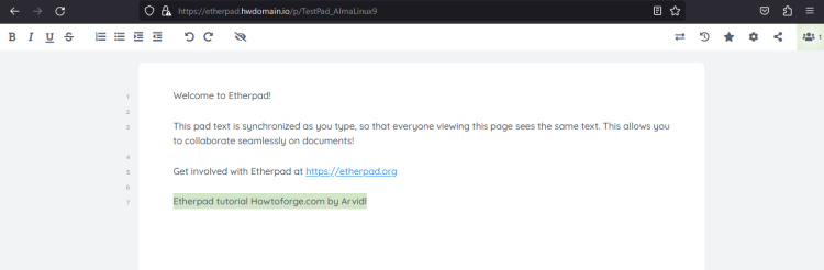 etehrpad editor colaborador