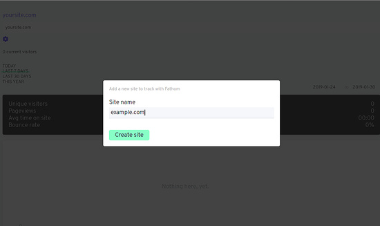 Añadir un sitio web