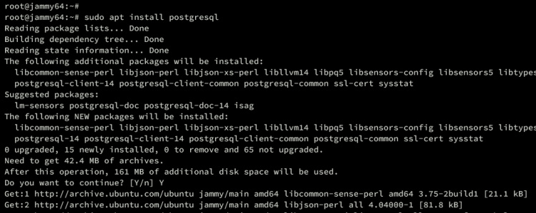 instalar postgresql