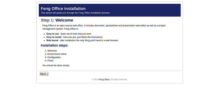 Instalador de oficinas Feng