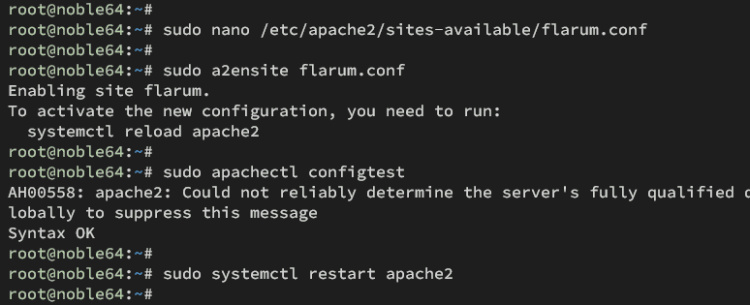 configuración vhost