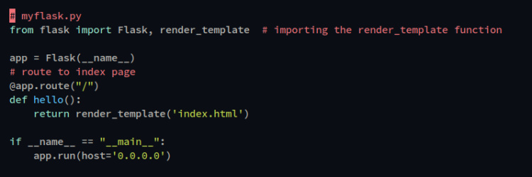 crear aplicación flask