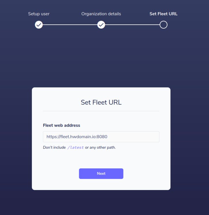 configurar url por defecto