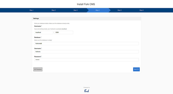 Configuración de la base de datos