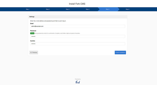 Configuración del correo electrónico
