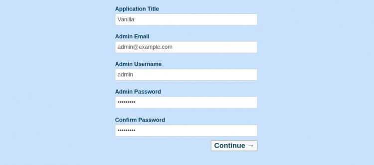 Configuración del foro