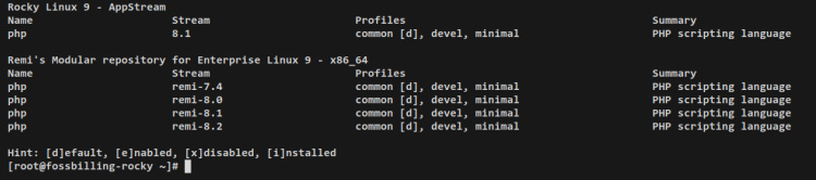 listar repos