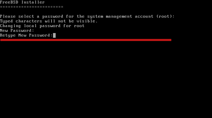Elige la contraseña de root