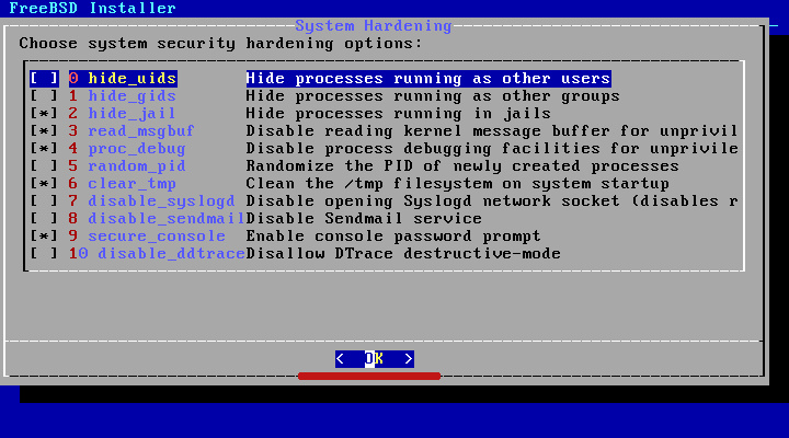 Configuración de seguridad