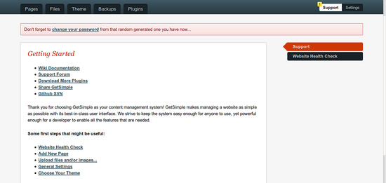 Cómo empezar con GetSimple CMS