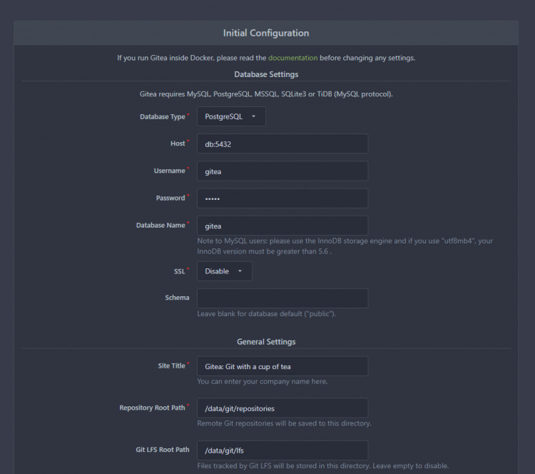 Instalación de Gitea Parte 1
