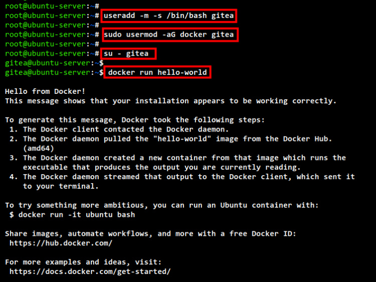 configurar docker para usuario no root
