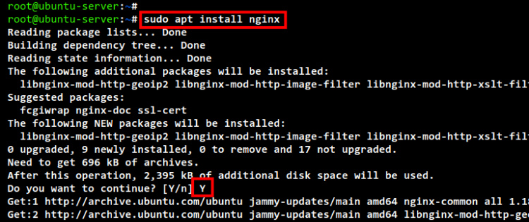 instalar nginx