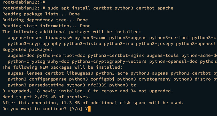 instalar certbot