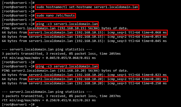 configurar el archivo fqdn y hosts