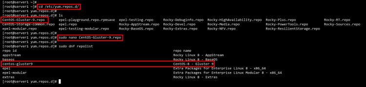 configuración del repositorio