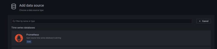 tipo de fuente de datos
