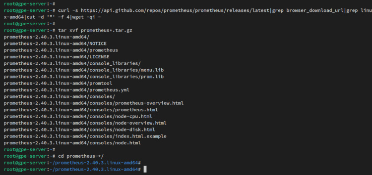 descargar extracto prometheus
