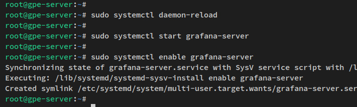empezar a activar grafana