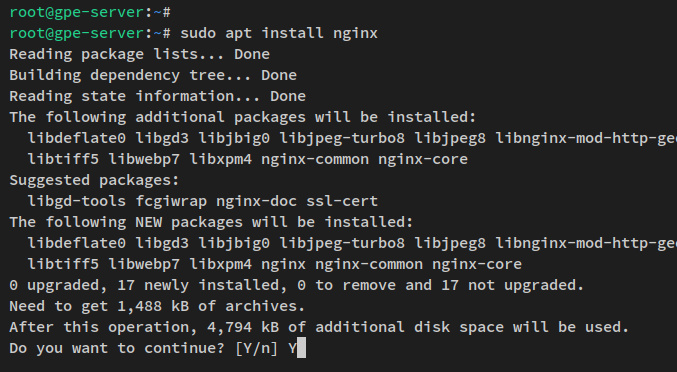 instalar nginx