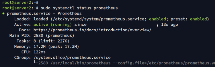 comprobar prometheus