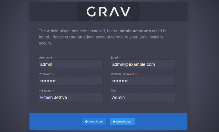 GRAV CMS