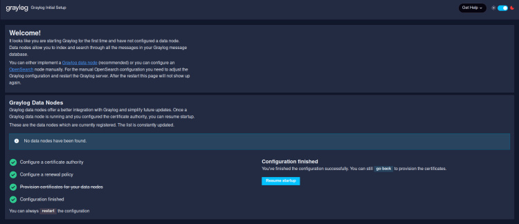 configuración graylog