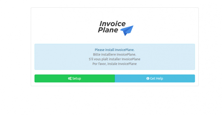 Instalador de InvoicePlane
