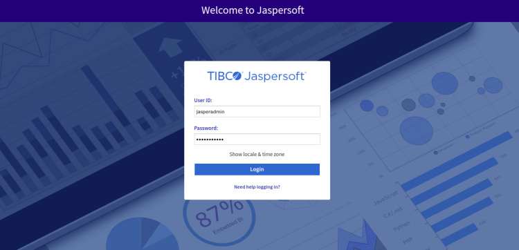 Inicio de sesión de Jasper