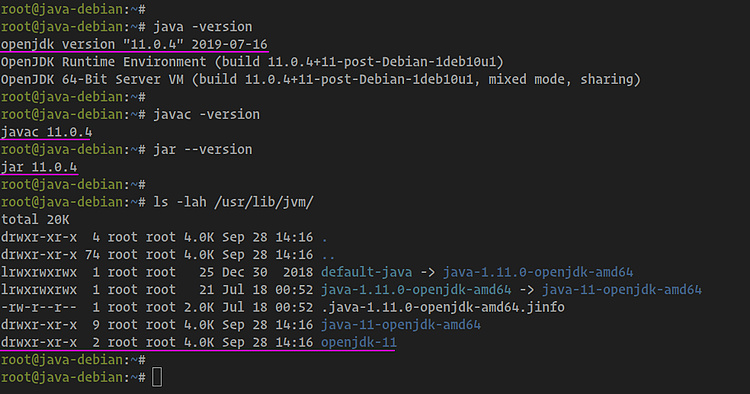 Comprueba la versión de Java