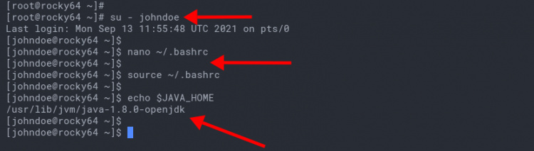 Configurar JAVA_HOME por usuario
