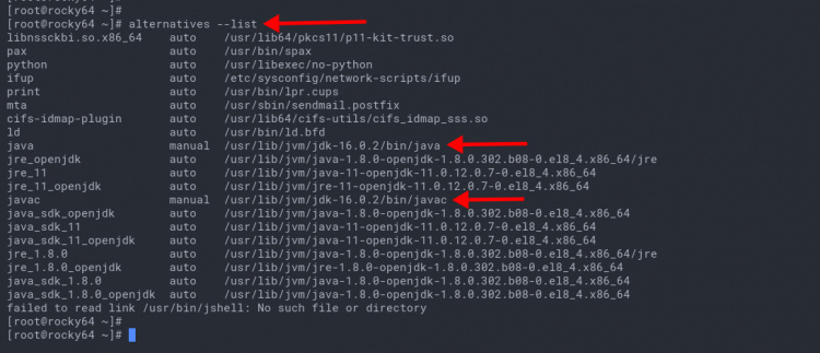 Comprueba las alternativas disponibles