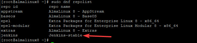 Añadir el repositorio de Jenkins