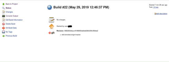 Integración de GitHub Jenkins probada con éxito