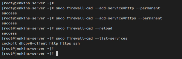 configurar firewalld