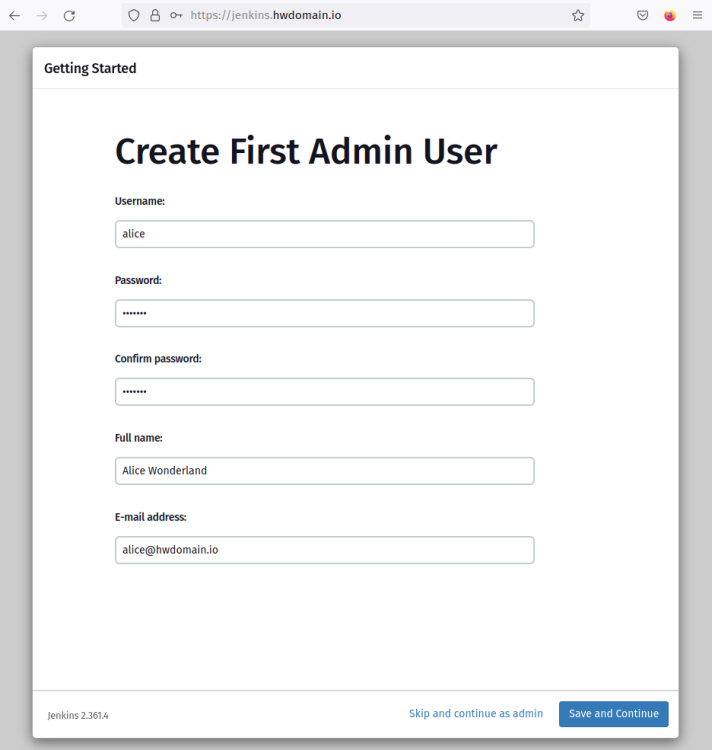 configuración administrativa