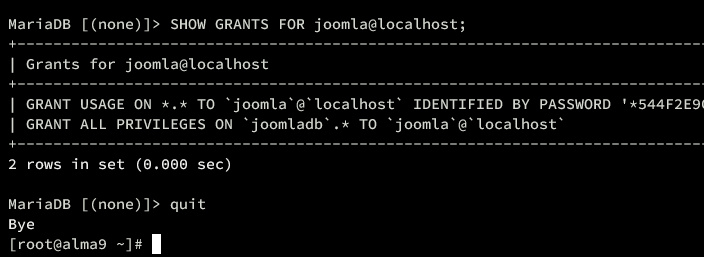 verificar privilegios de usuario